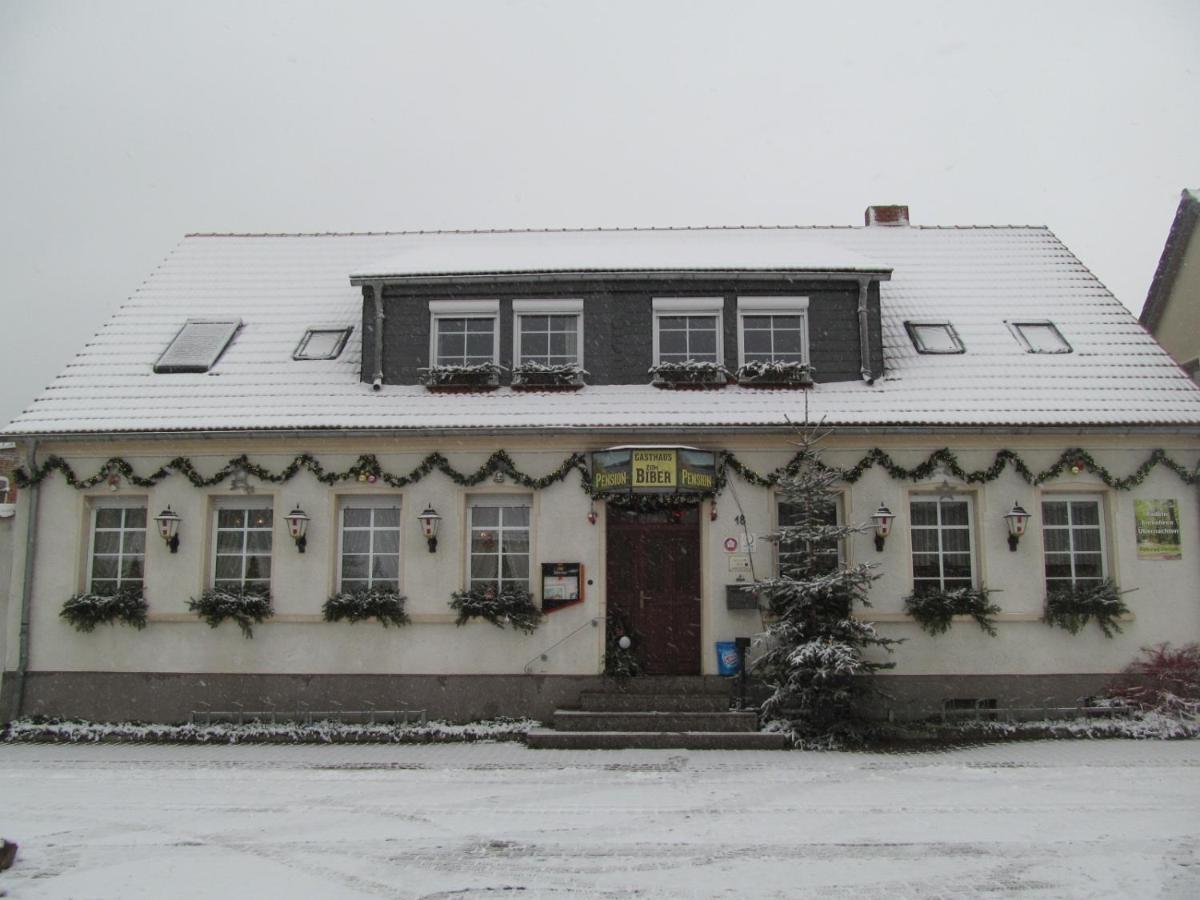 Gasthaus Und Pension Zum Biber Steckby Exteriér fotografie